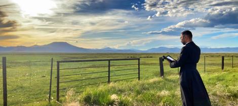 Sunset  in the Valley