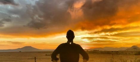 Sunset in the Valley