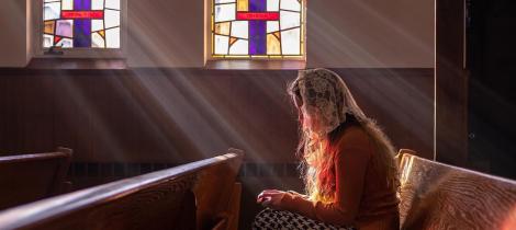 Girl In Prayer 