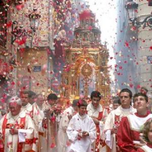 Eucharistic procession Spain 